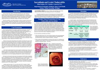 Sarcoidosis and Acute Cholecystitis
