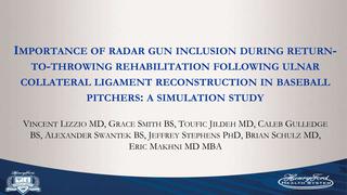 Importance of Radar Gun Inclusion During Return-to-Throwing Rehabilitation Following Ulnar Collateral Ligament Reconstruction in Baseball Pitchers: A Simulation Study