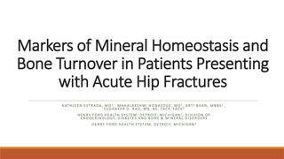 Markers of Mineral Homeostasis and Bone Turnover in Patients with Acute Hip Fractures