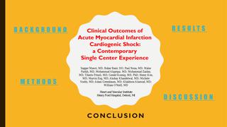 Clinical Outcomes of Acute Myocardial Infarction Cardiogenic Shock: A Contemporary Single Center Experience