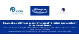 Inpatient morbidity and cost of cytoreductive radical prostatectomy in the United States