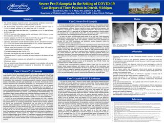 Severe Pre-Eclampsia in the Setting of COVID-19 Case Report of Three Patients in Detroit, Michigan