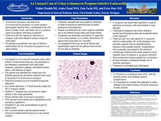 An Unusual Case of Urban Actinomyces Pyogenes Infective Endocarditis