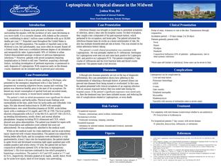 Leptospirosis: A tropical disease in the Midwest
