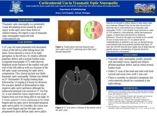 Corticosteroid Use in Traumatic Optic Neuropathy