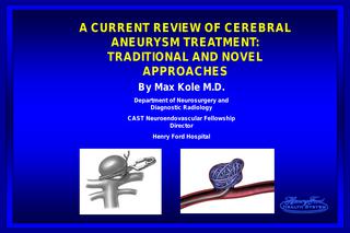 A Current Review of Cerebral Aneurysm Treatment: Traditional and Novel Approaches