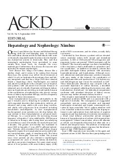 Hepatology and Nephrology: Nimbus