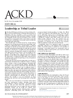 Leadership as Tribal Leader