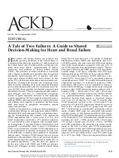 A Tale of Two Failures: A Guide to Shared Decision-Making for Heart and Renal Failure