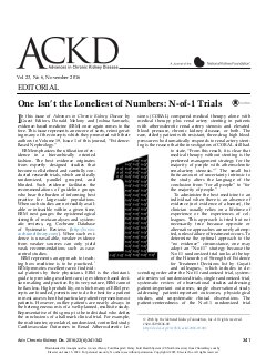 One Isn't the Loneliest of Numbers: N-of-1 Trials