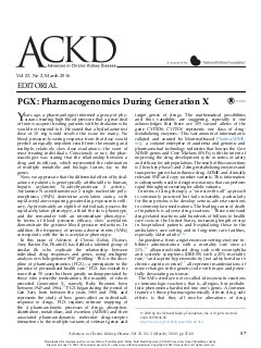 PGX: Pharmacogenomics During Generation X