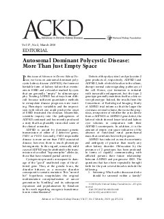 Autosomal Dominant Polycystic Disease: More Than Just Empty Space
