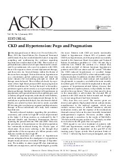 CKD and Hypertension: Pogo and Pragmatism