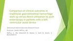 Comparison of clinical outcomes in traditional gastrointestinal hemorrhage work up versus direct utilization by push enteroscopy in patients with a left ventricular assist device by Sandra Naffouj, Mouhanna Abu Ghanimeh, Areej Mazhar, Mahmoud Isseh, Anas Kutait, and Mark Blumenkehl