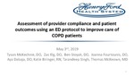 Assessment of Provider Compliance Using an ED Protocol to Improve Care of COPD