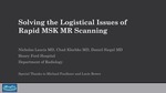 Solving the Logistical Issues of Rapid MSK MR Scanning