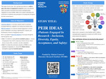 PEIR IDEAS (Patients Engaged in Research - Inclusion, Diversity, Equity, Acceptance, and Safety)